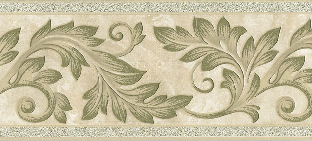 Vintage Wallpaper Border Roll Traditional By