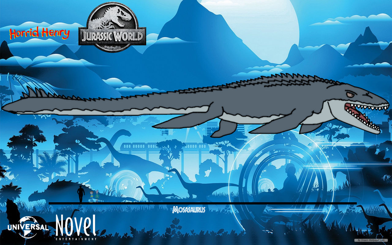 Mosasaurus Jurassic World Horrid Henry Style By Francoraptor2018