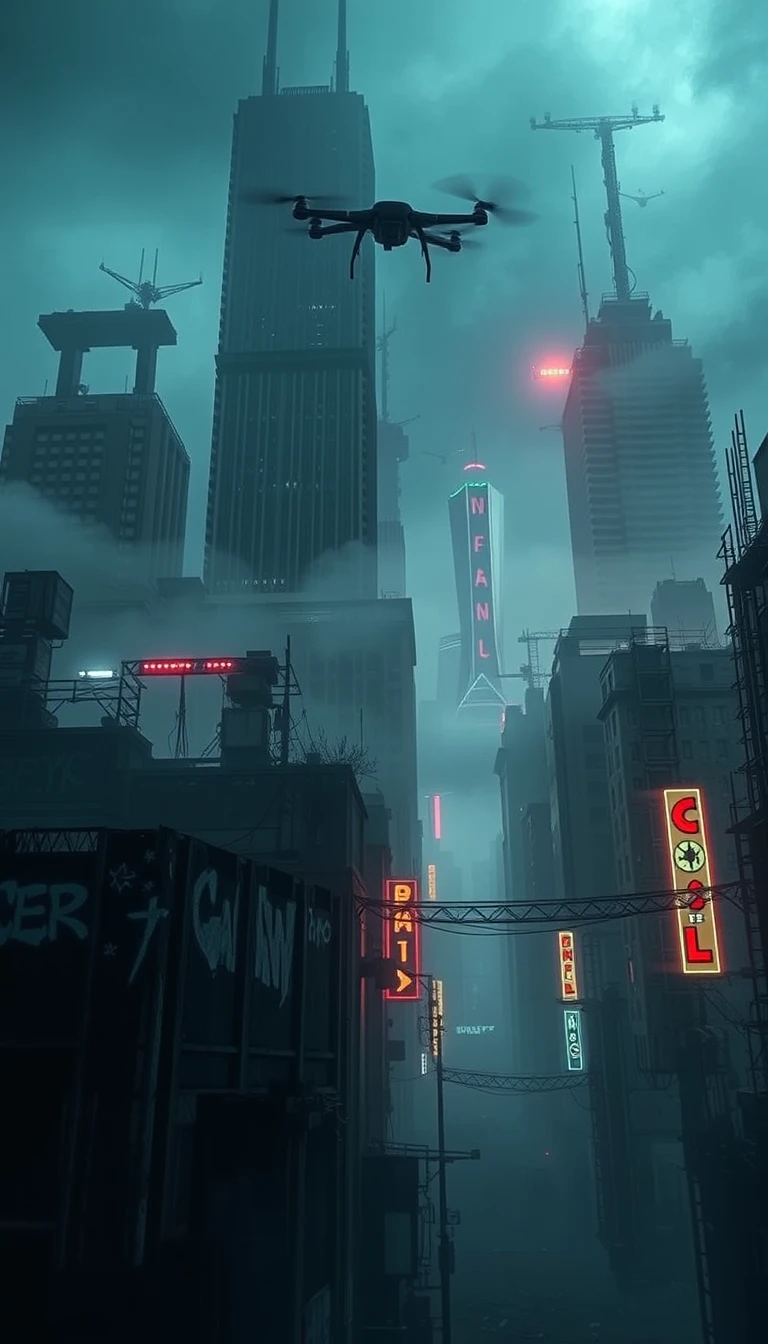Dystopian Phone Wallpaper