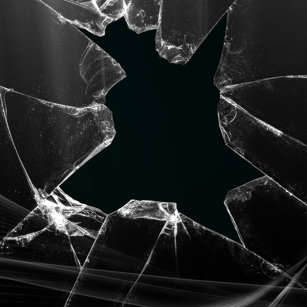 Broken Glass iPad Wallpaper iPhone