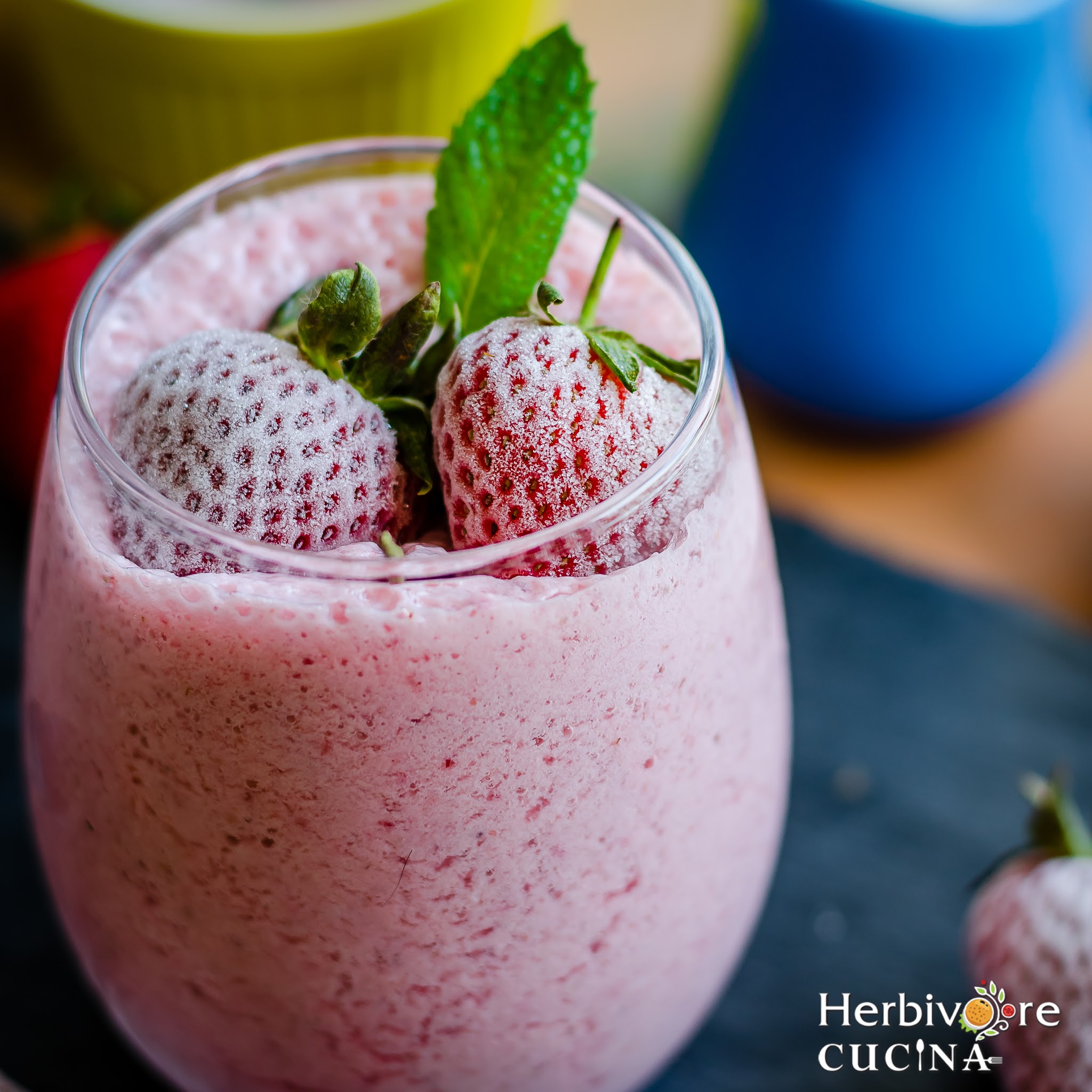 Strawberry Milkshake Wallpaper