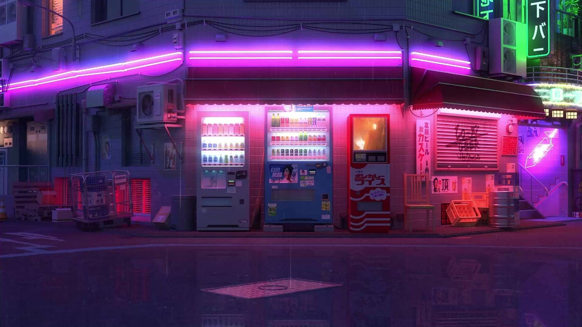 Purple Japan Wallpaper