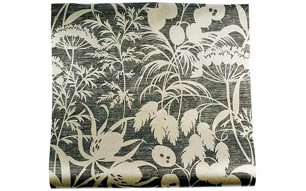 For A Modern Take On Floral Wallpaper Choose Monochrome Design