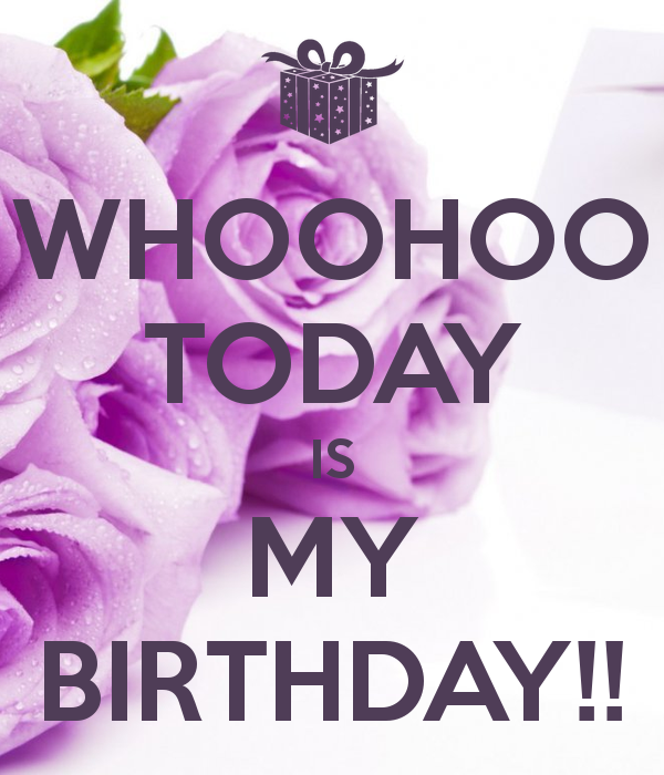 Whoohoo Today Is My BirtHDay Keep Calm And Carry On Image