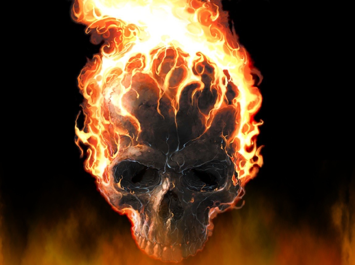 Skull Head Wallpaper Submited Image