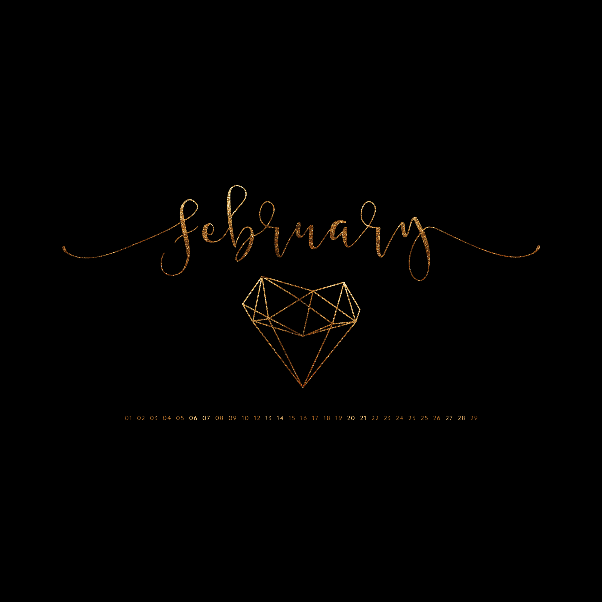 February Desktop Calendar Wallpaper Paper Leaf