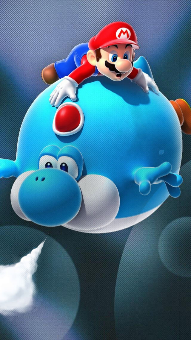 Super Mario Galaxy 2 iPhone 5 Wallpaper 640x1136 640x1136