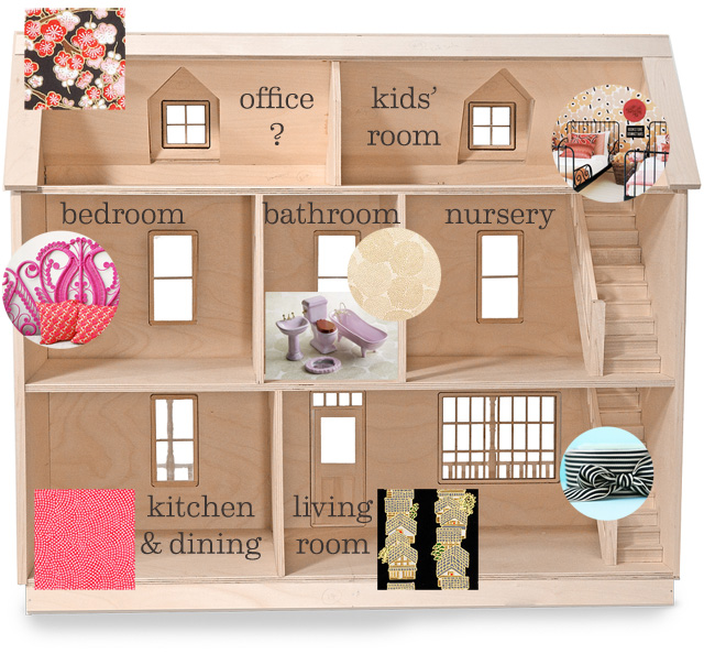 Printable Miniature Dollhouse Wallpaper My