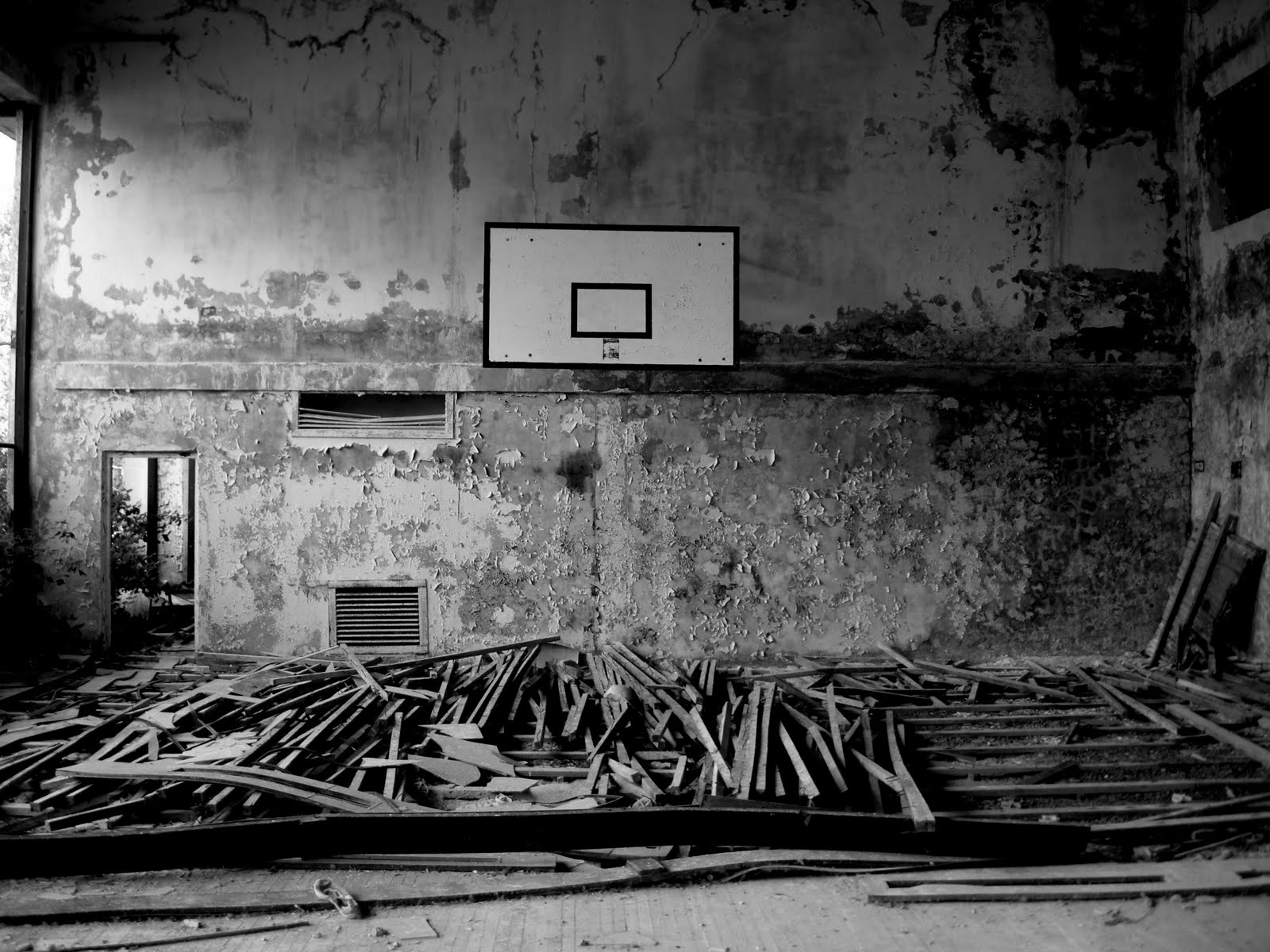 Basketball Court Wallpaper Background High Resolution