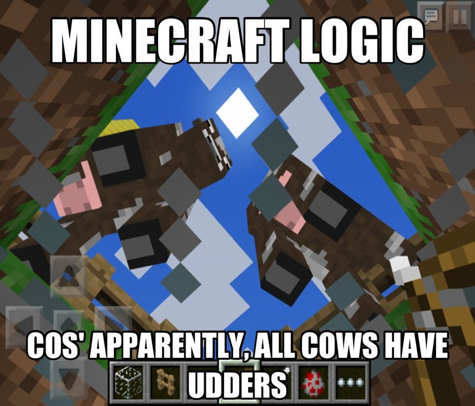 Minecraft Cow Wallpaper