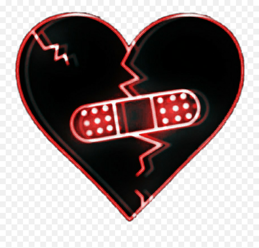 Corazon Broken Heart Wallpaper iPhone Png Neon