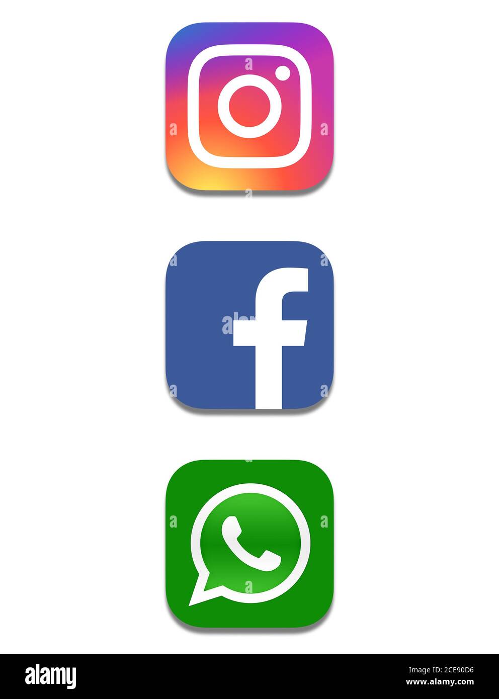 Instagram Whatsapp Logo Stock Photo