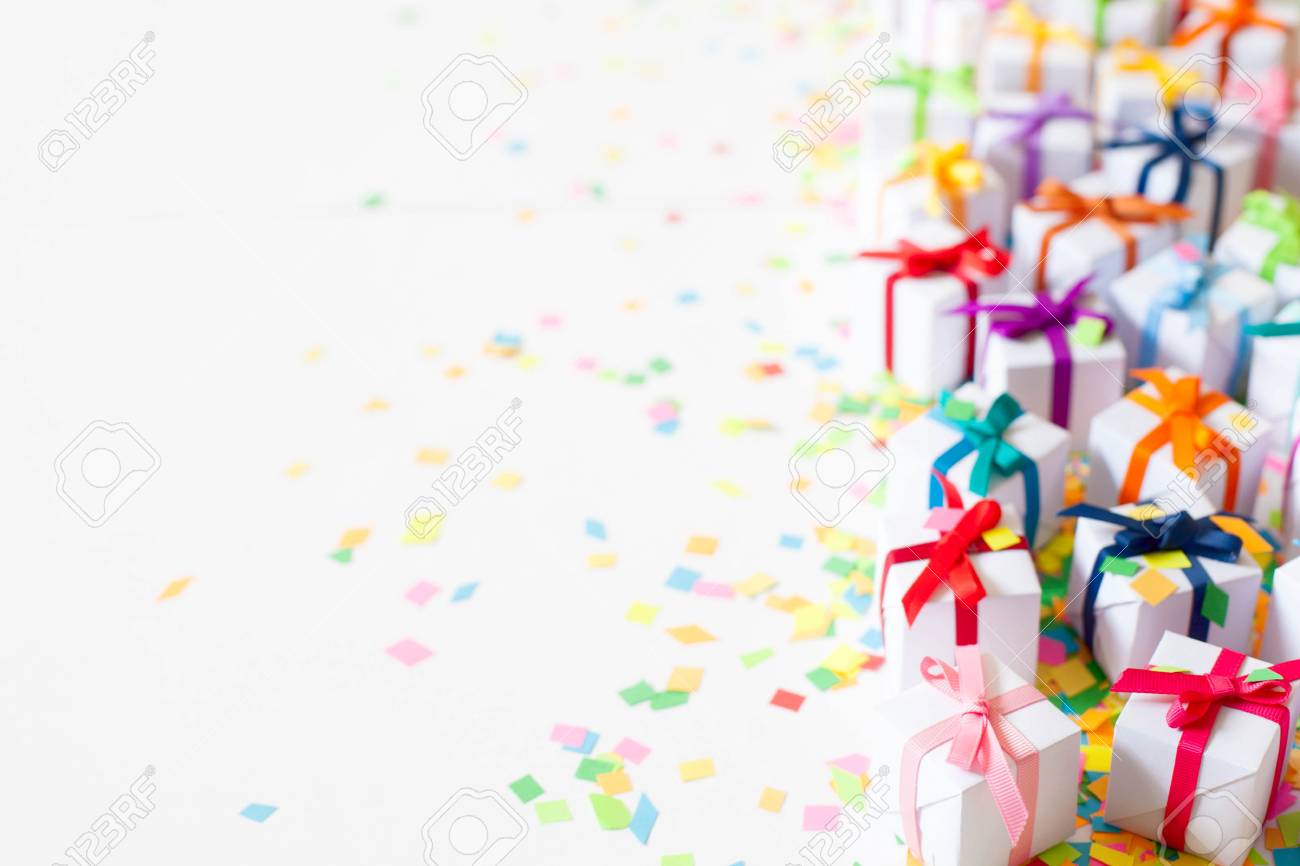 Free download Colored Gift Boxes With Colorful Ribbons White Background  Gifts [1300x866] for your Desktop, Mobile & Tablet | Explore 44+ Gifts  Background | Christmas Gifts Wallpaper HD, Christmas Cards And Gifts  Wallpapers,