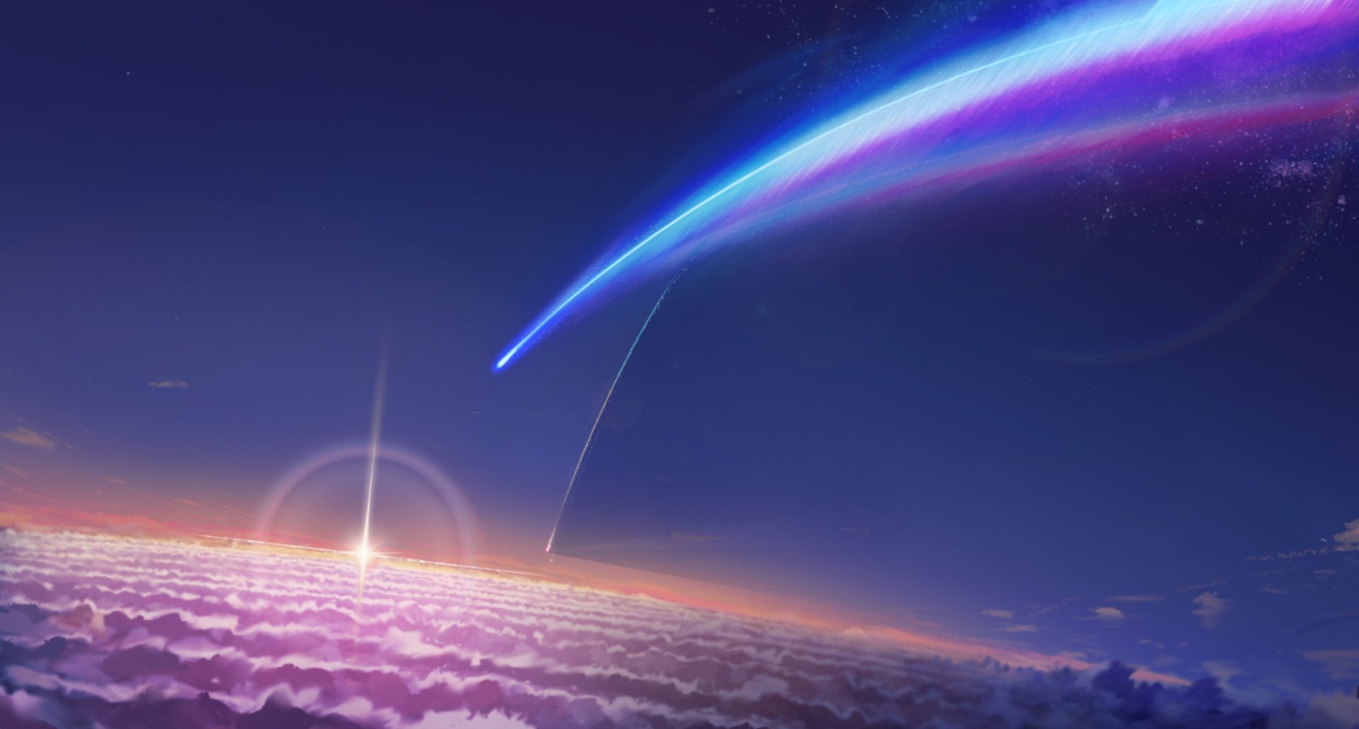 Anime Sky HD Wallpaper