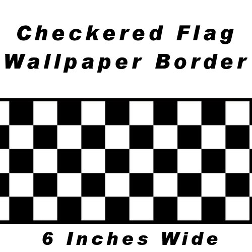 car wallpapers Checkered Flag Cars Nascar Wallpaper Border 6 Inch 500x500
