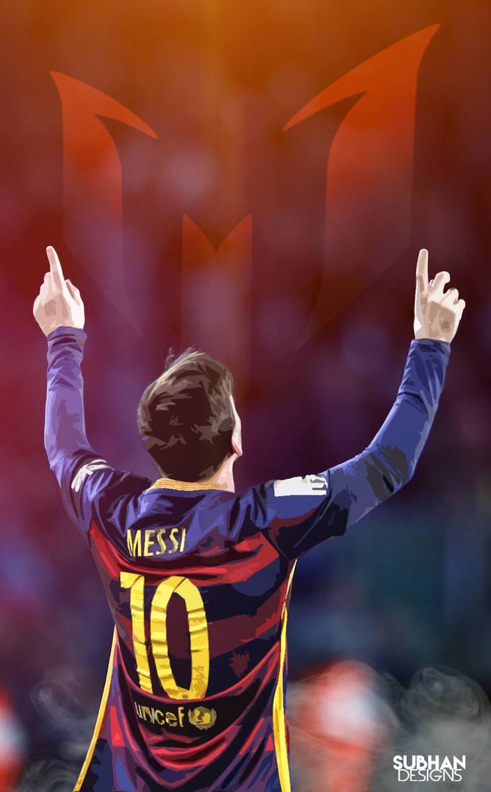 Messi Mobile Wallpaper By Subhan22