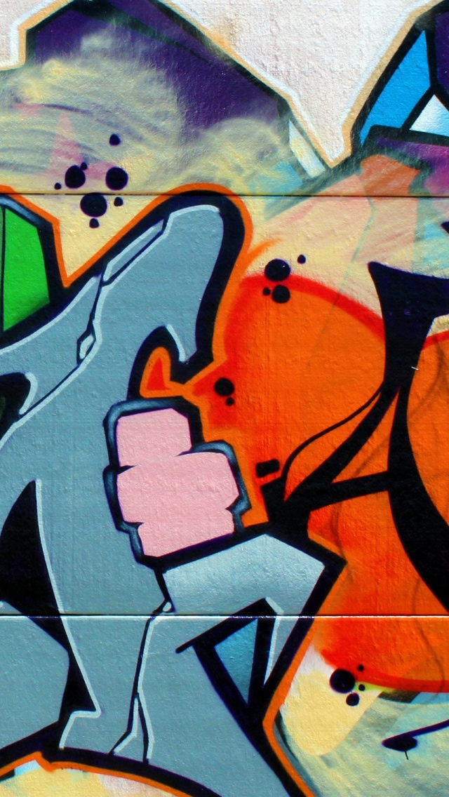 Graffiti Spain iPhone 5s Wallpaper iPad