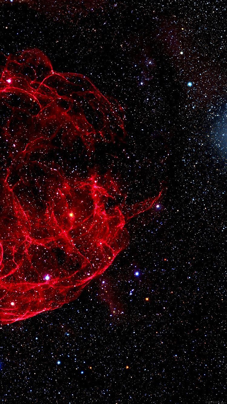 Space Red Wallpaper 4k