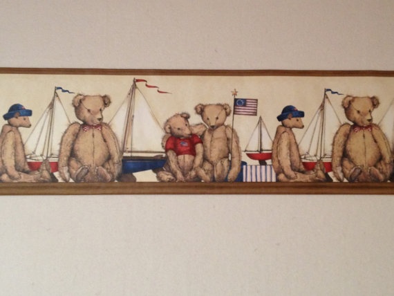 Teddy Bear Wallpaper Border By Annsantiquetreasures On