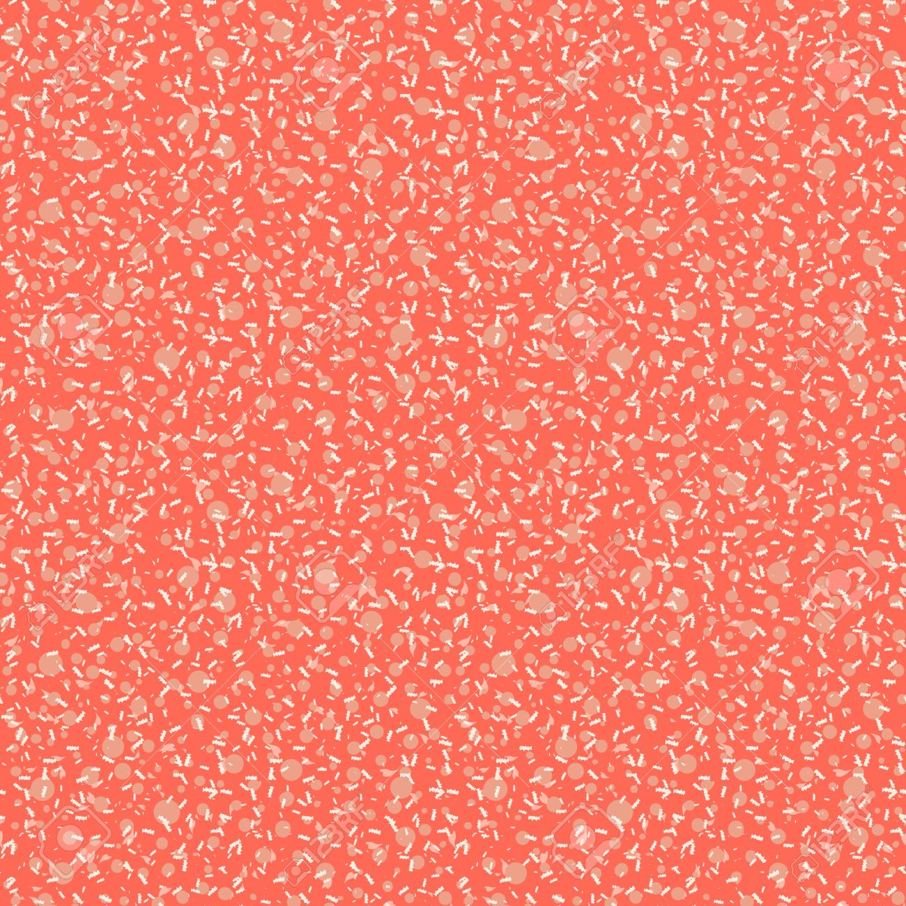 Seamless Retro Pattern With Scattered Microscopic Dots In 1950s