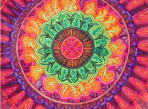 This Image Include Colors Mandala Boho Wallpaper And