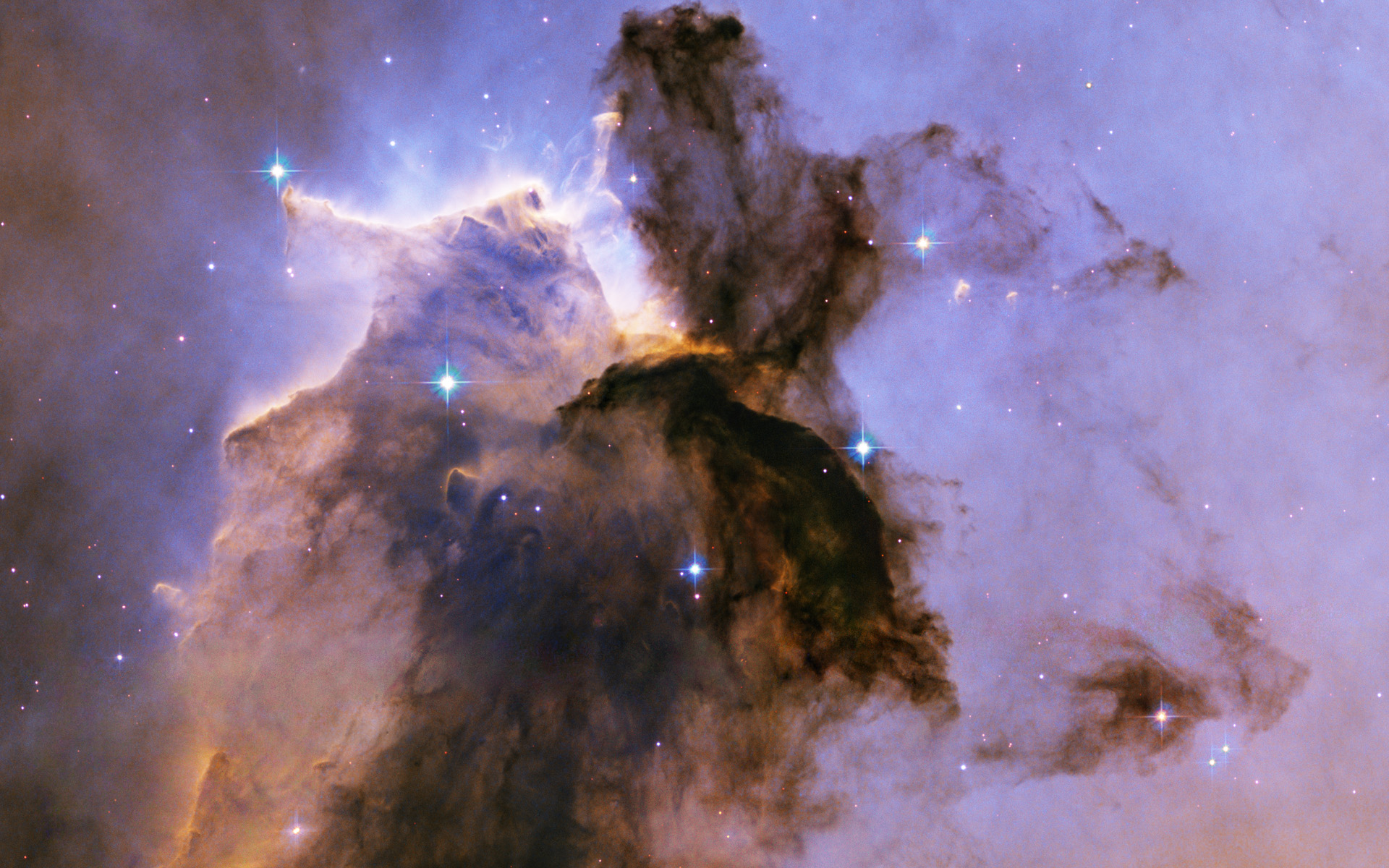 Outer Space Eagle Nebula Wallpaper