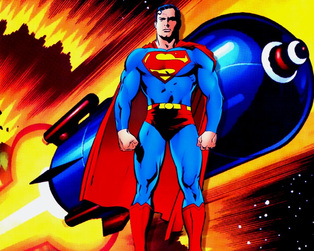 Download Superman Comic wallpaper superman rocket