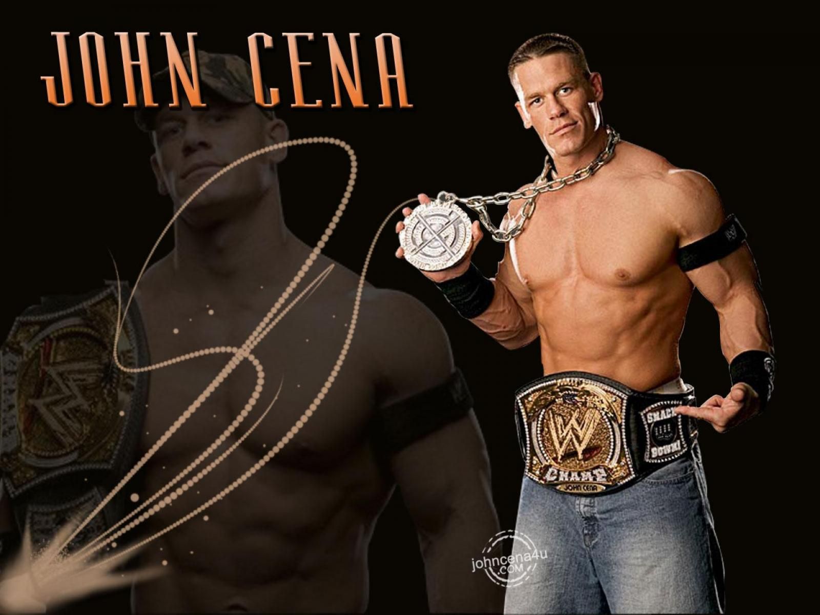 Wwe John Cena Champion Belt Wallpaper Tanukinosippo