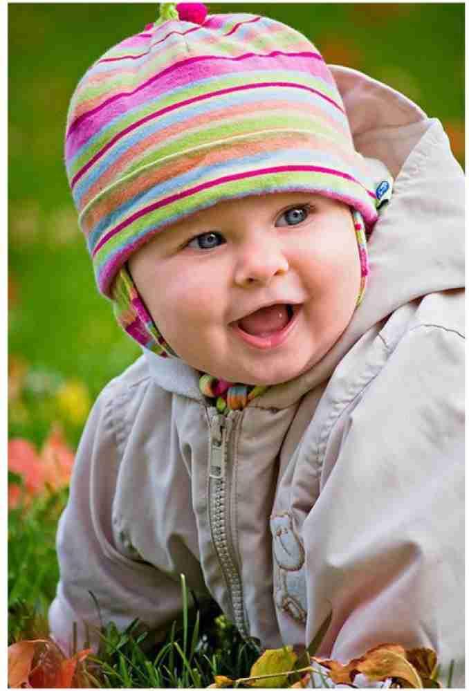 Sweet Baby Boy Wall Poster Smiling New Born