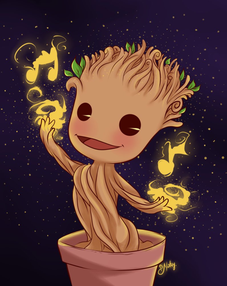 Groot Cute Dancing Version By Snathy