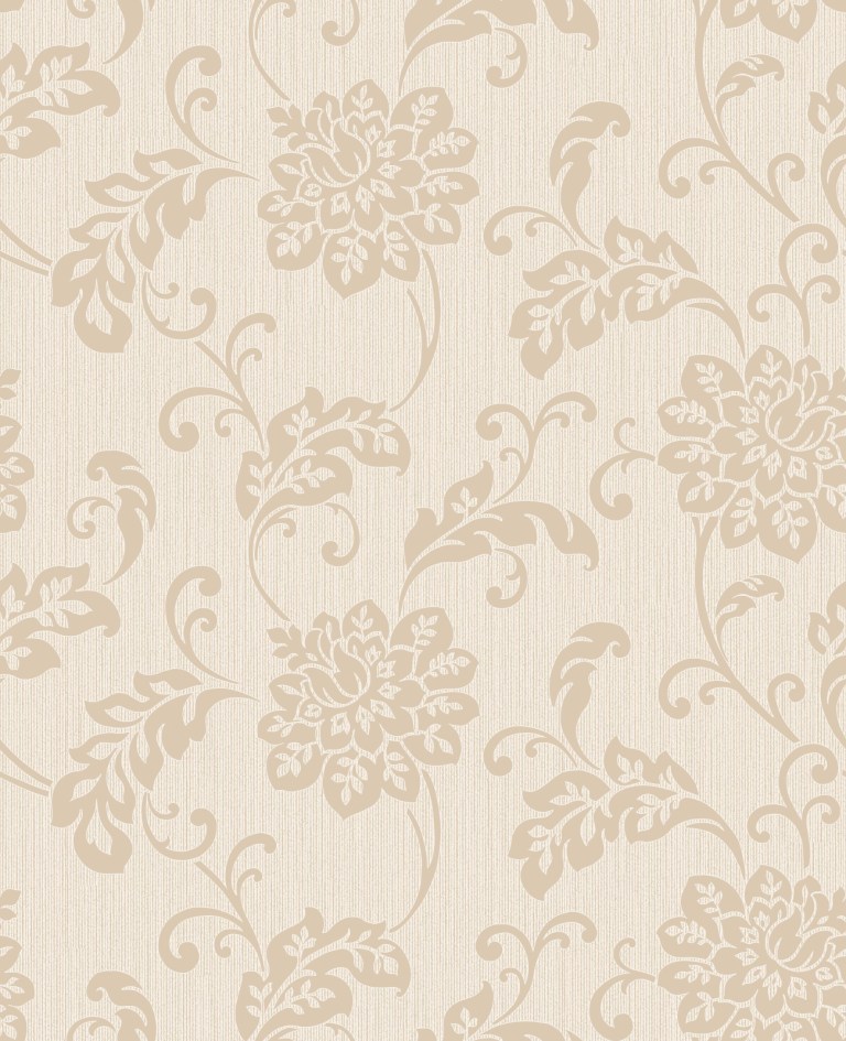  Floral Textured Wallpaper FD40627 GoldCopper Sample