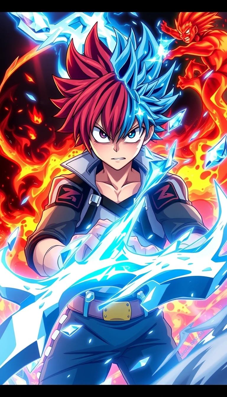 Todoroki Mobile Wallpaper