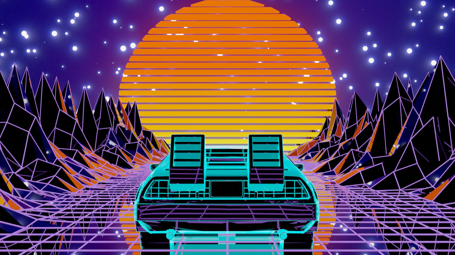 80s Retro Wallpaper