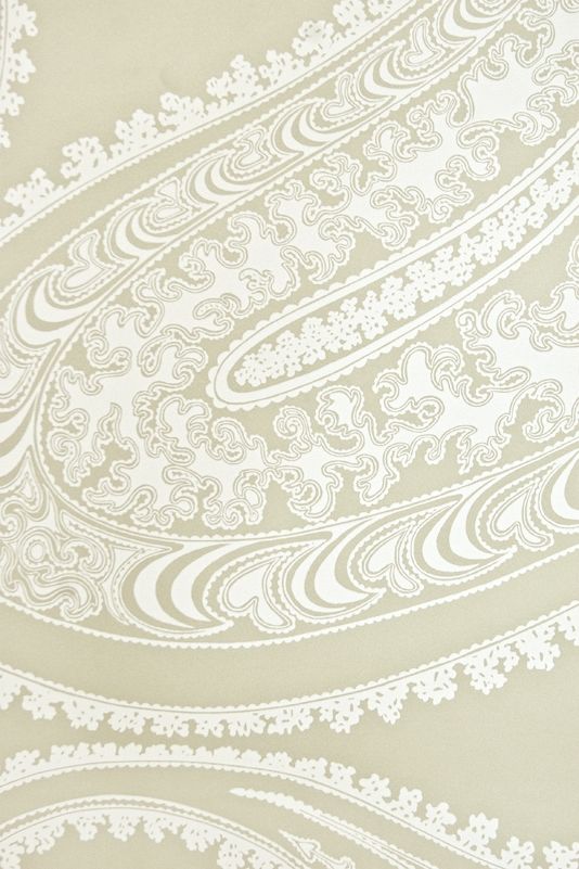 Rajapur Paisley Wallpaper Large Design Khaki Print
