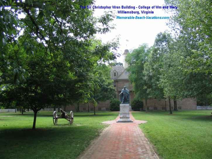 Wren Bldg College Of William And Mary Williamsburg Virginia