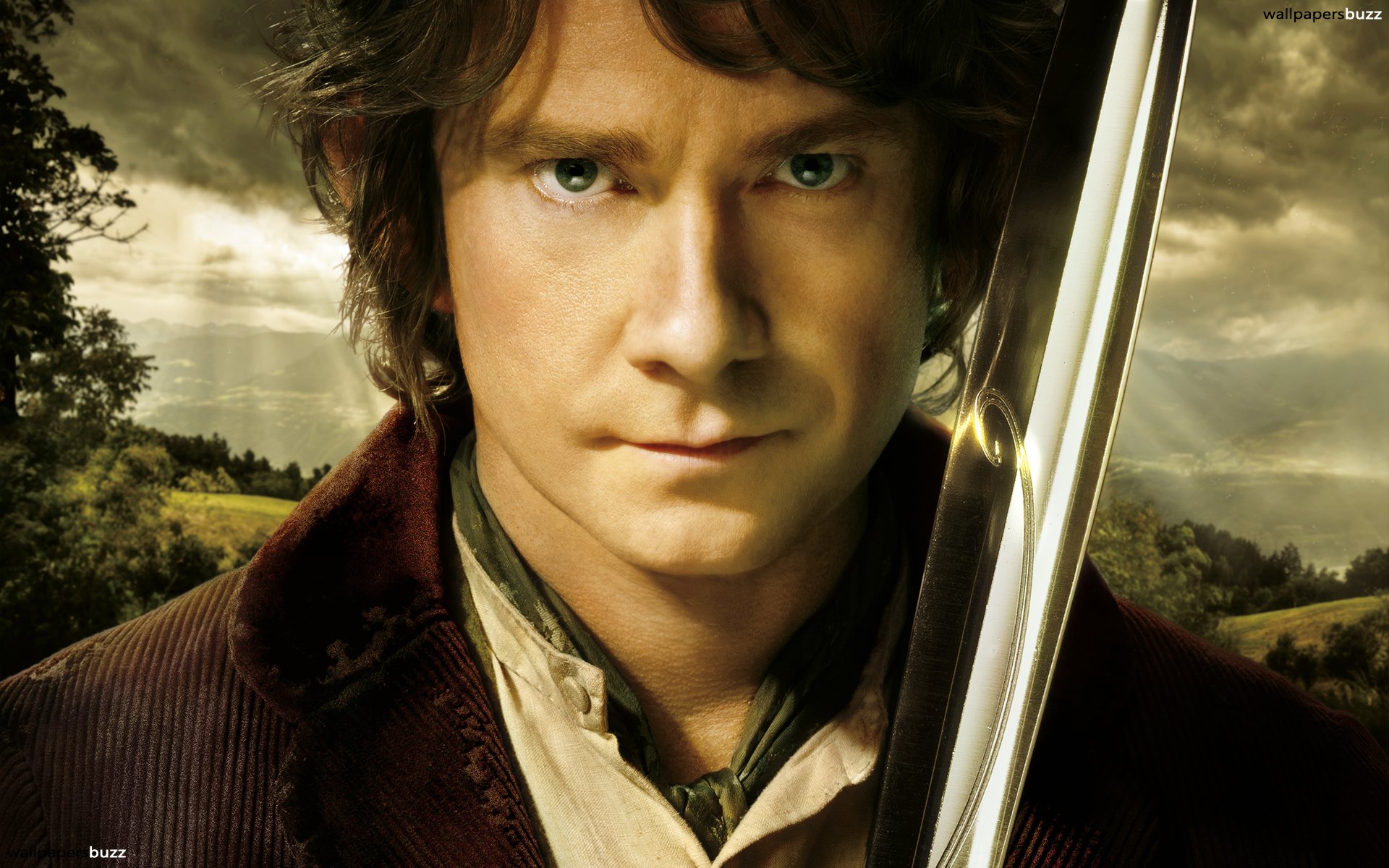 Bilbo Baggins With A Sword HD Wallpaper