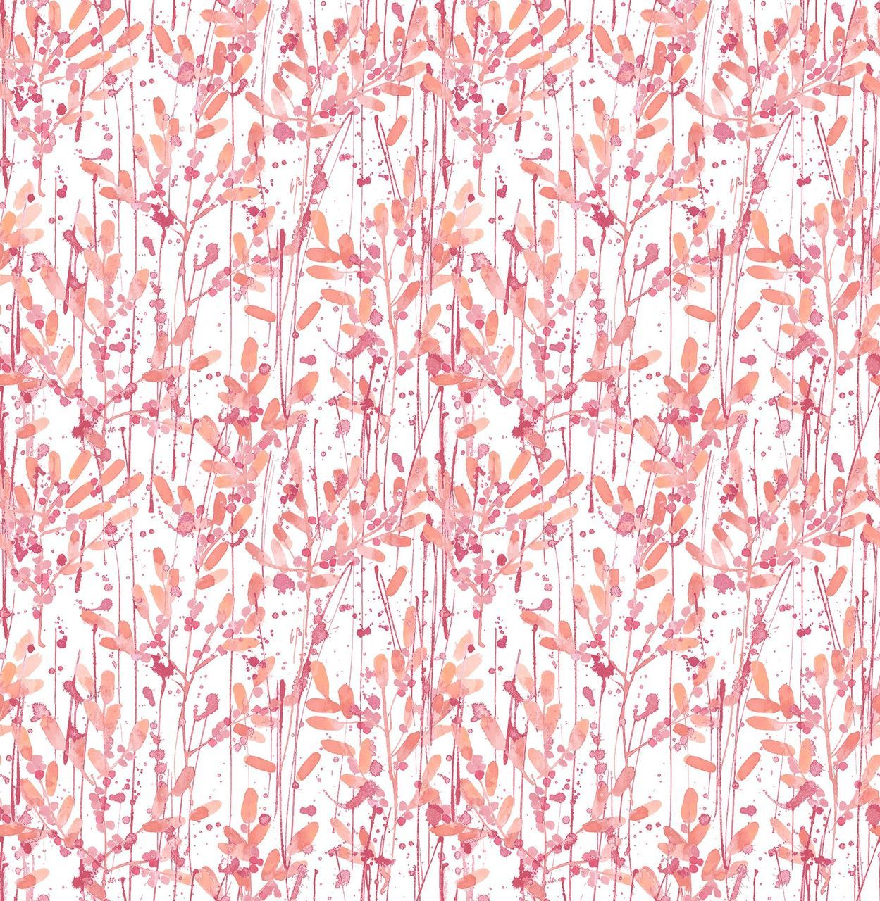 A Street Prints By Brewster Willow Pink Leaves