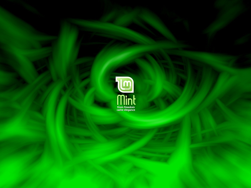 Mint Logos Linux Technology HD Desktop Wallpaper