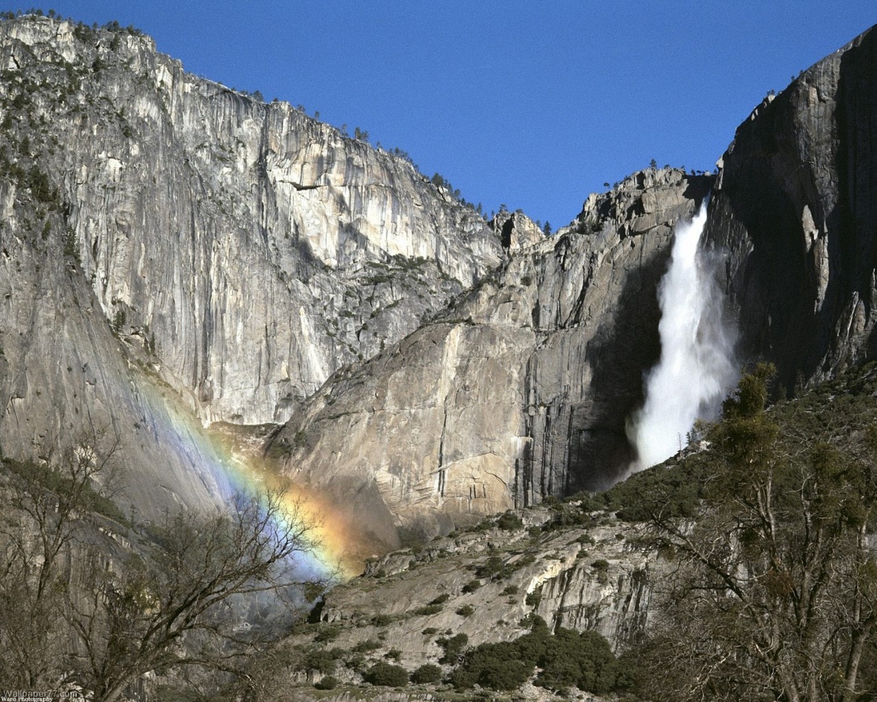 Upper Yosemite Falls Pixels Wallpaper Tagged Landscape