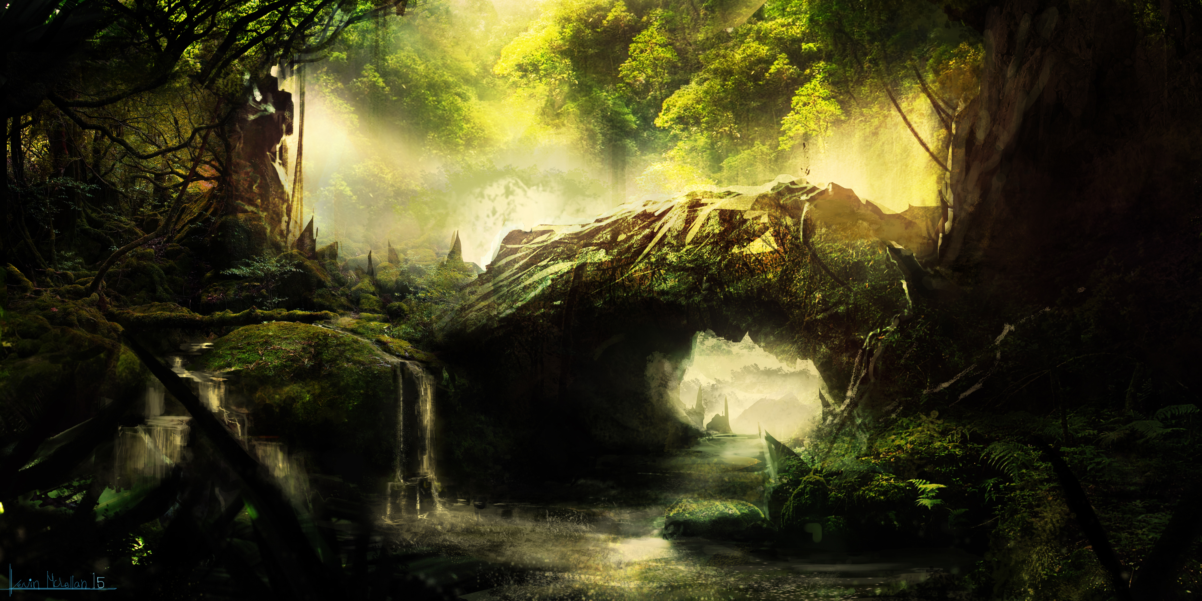 Fantasy Forest by KevsanLevsan on