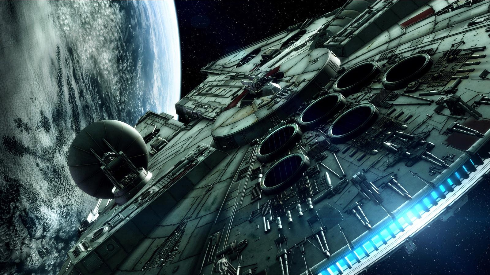 Star Wars Wallpaper 1600x900 Star Wars Movies Falcon Spaceships