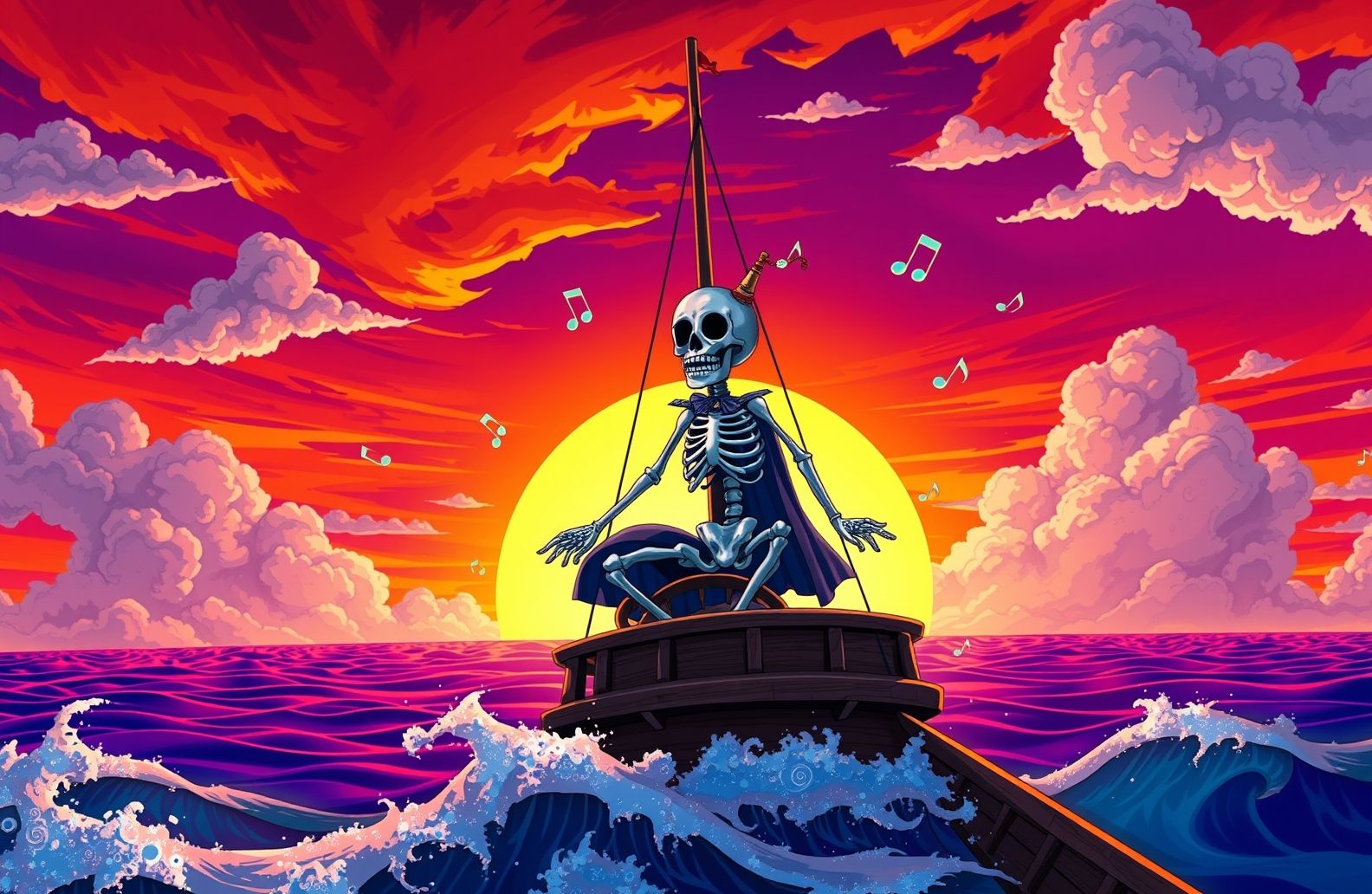 Brook One Piece Wallpaper