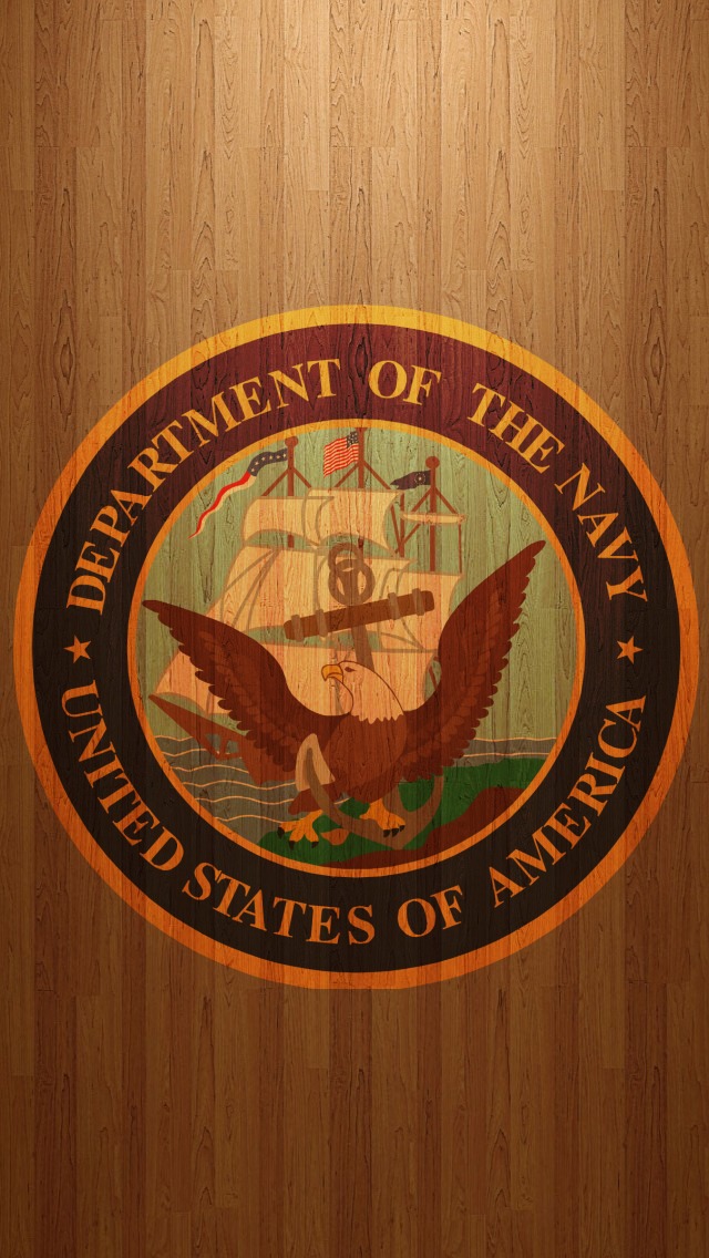 US Navy logo iPhone 5 Wallpaper 640x1136 640x1136