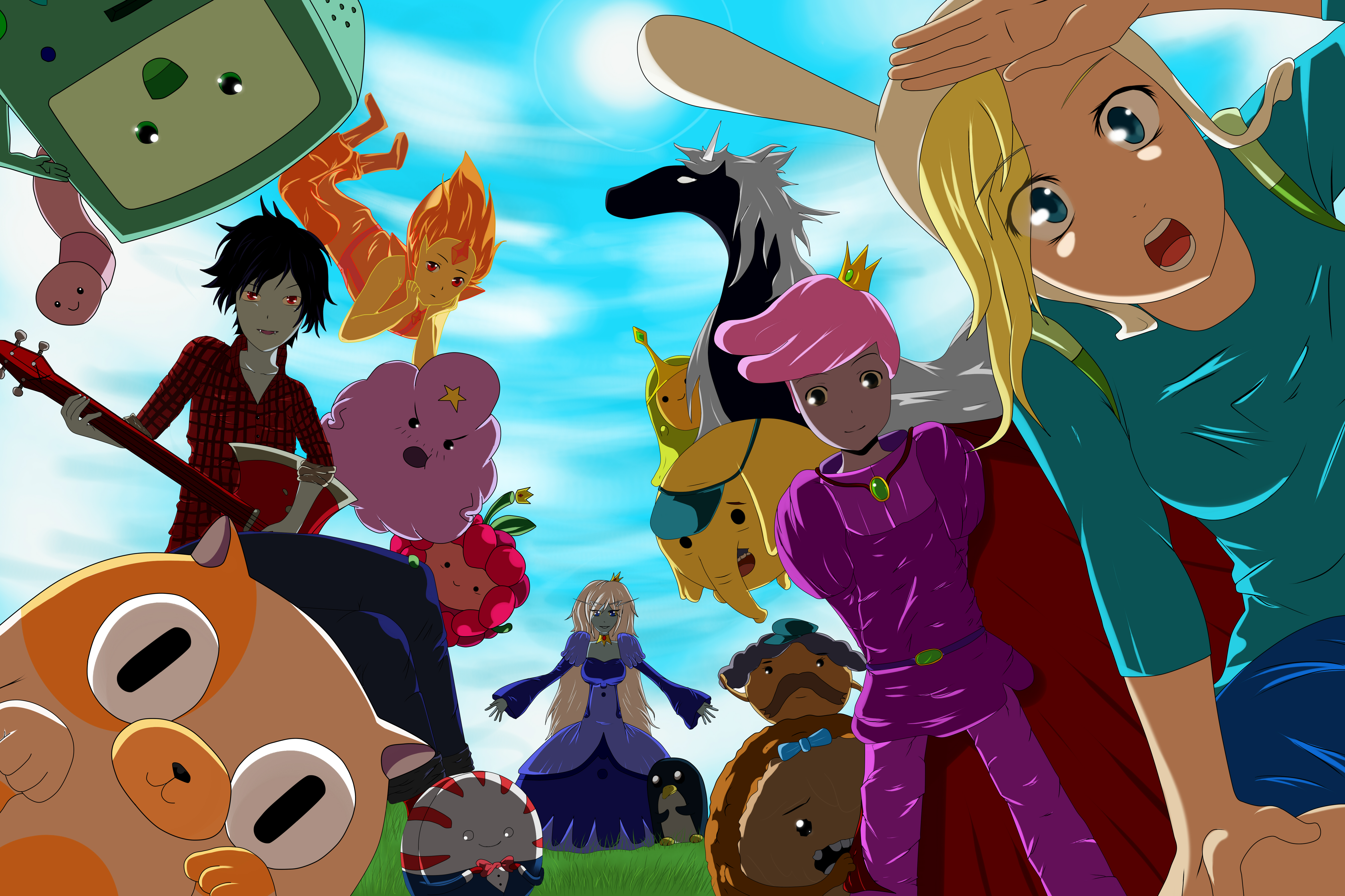  Free Download Adventure Time By YoPiiArt 5400x3600 For Your Desktop 