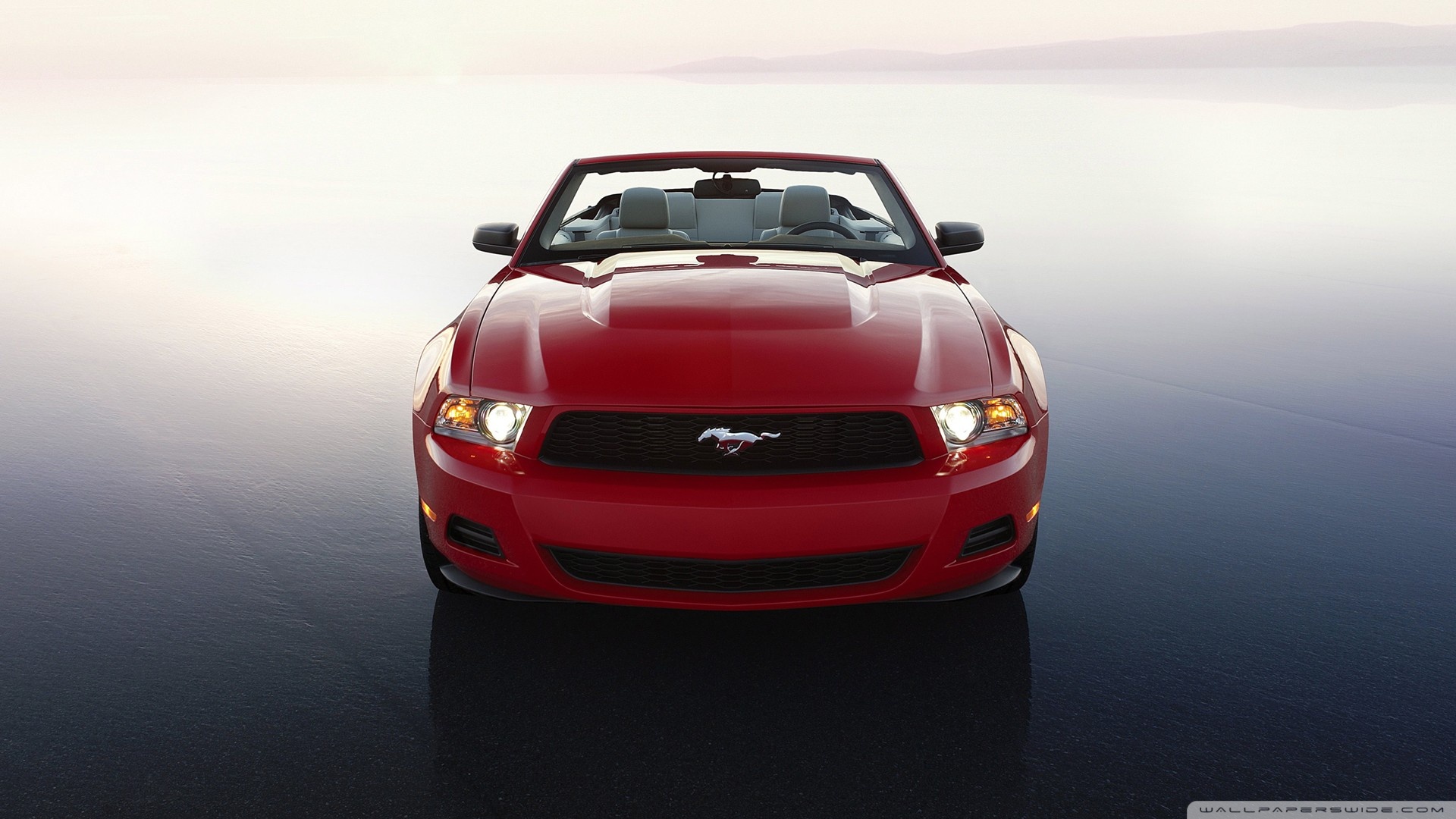 Red Ford Mustang Wallpaper
