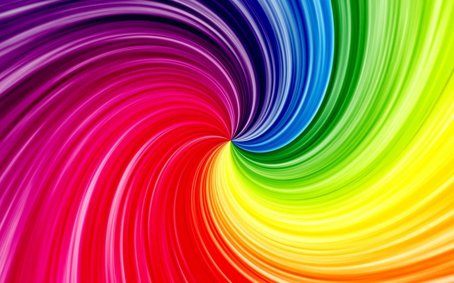 Vibrant Neon Colors Shine Against A Dark Background Wallpaper