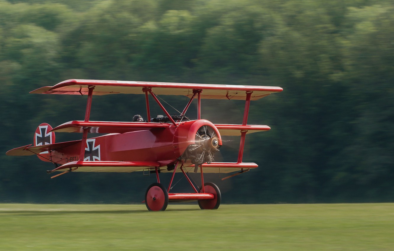 Wallpaper Fokker Dr I The Red Baron Triplane Of Air