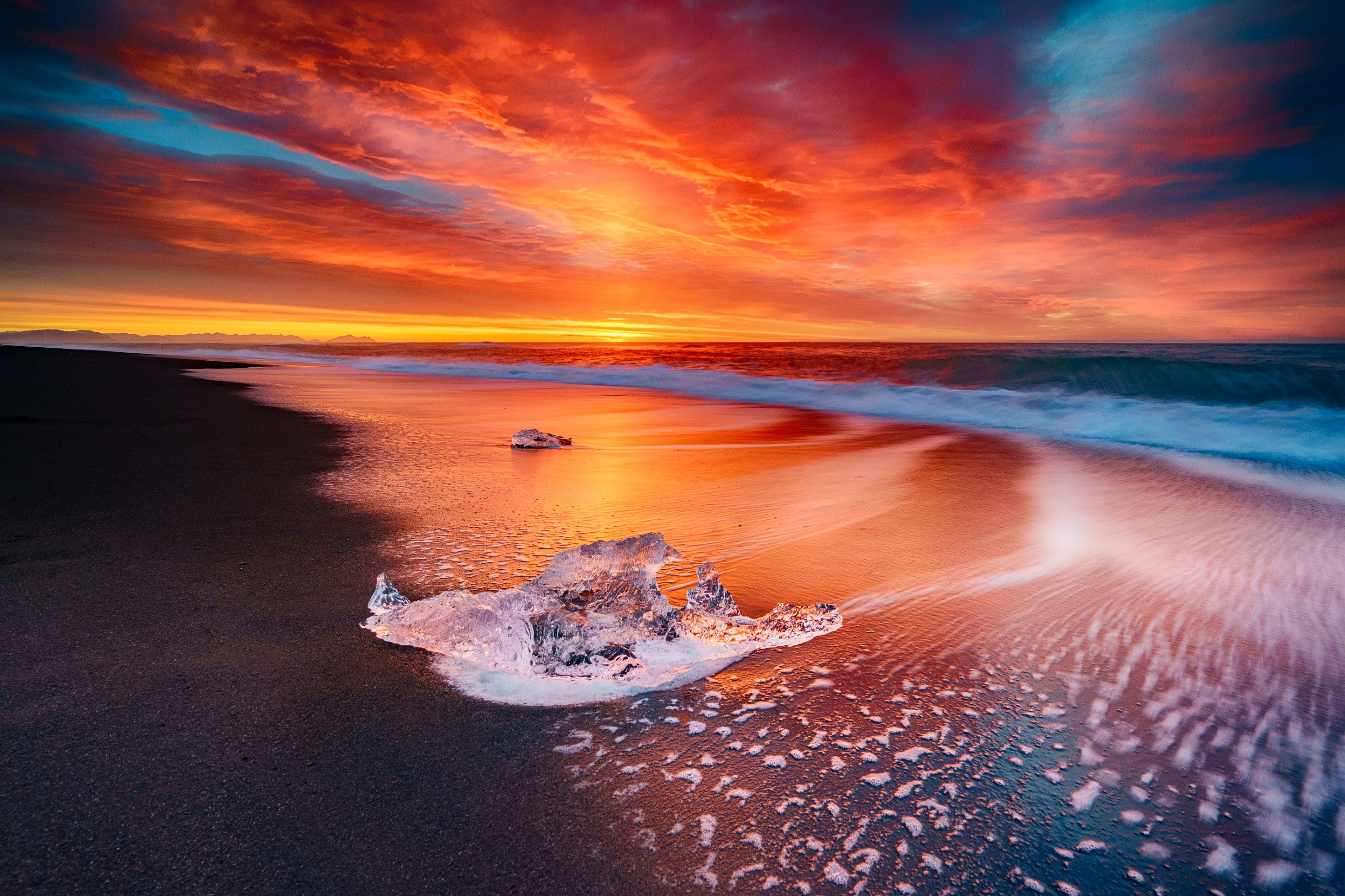 Waves Ocean Long Exposure 4k Wallpaper HD Nature