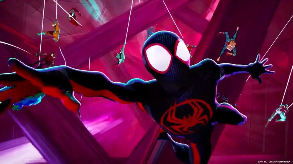 Spider Man Across The Verse Trailer Says Transgender Rights