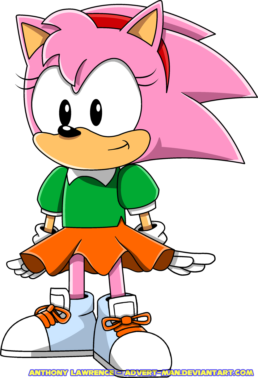 Classic Amy Rose By Advert Man D4pmmoz Wallpaper